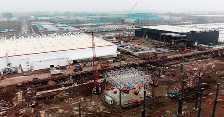 二期工程进展神速 特斯拉上海工厂二期工程最新信息