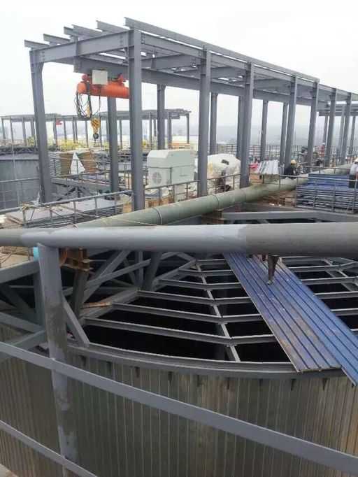 天物镀锌板应用于陕西煤化工工厂建设